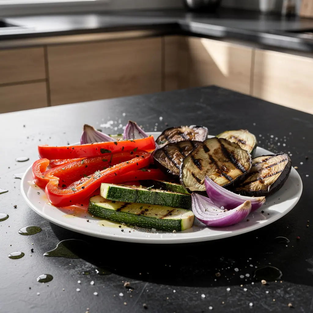 Italian-Style Grilled Vegetables with Herb Olive Oil
