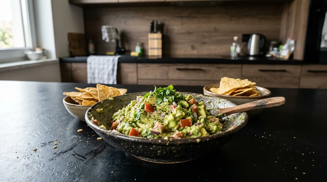 Guacamole à la tomate et à la coriandre