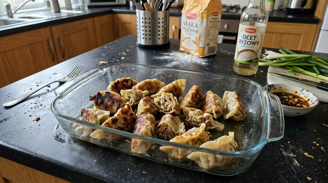 Gyoza – japońskie pierożki z mięsem i kapustą