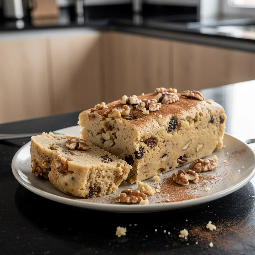 Halvas simigdalenios – grecka semolinowa babka na patelni z orzechami