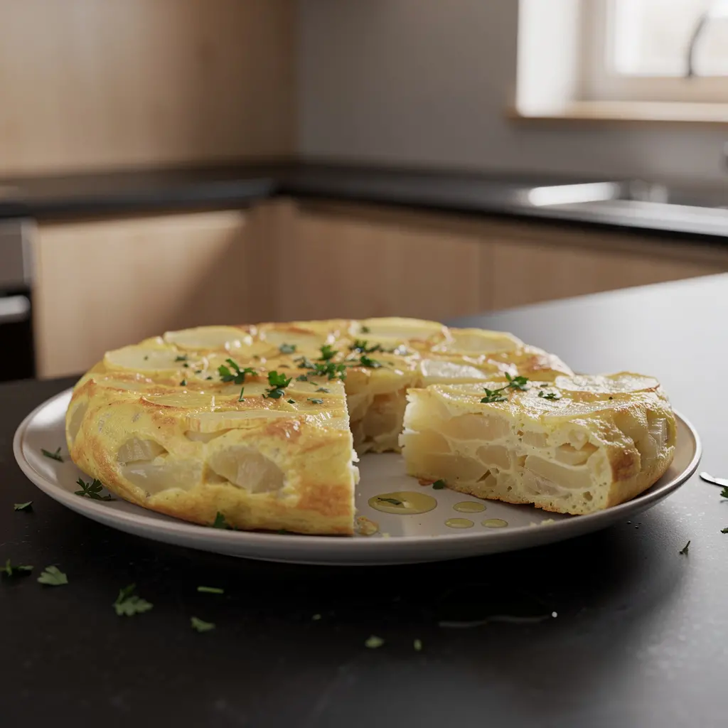 Hiszpańska tortilla ziemniaczana z cebulą