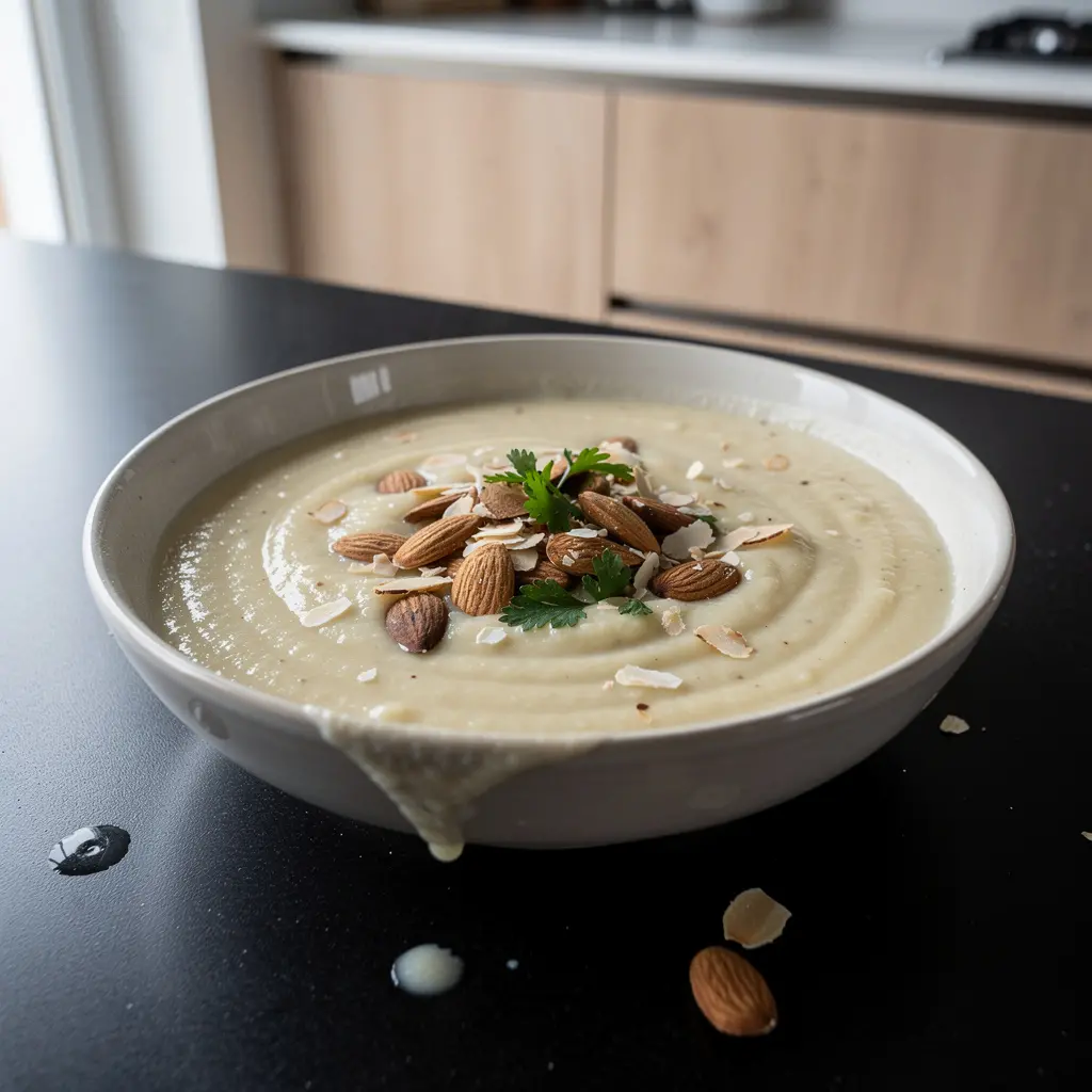 Hiszpańska zupa z kalafiora i migdałów