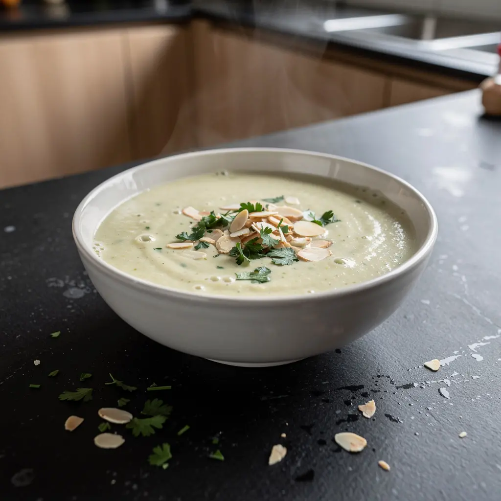 Spanish Leek and Almond Soup