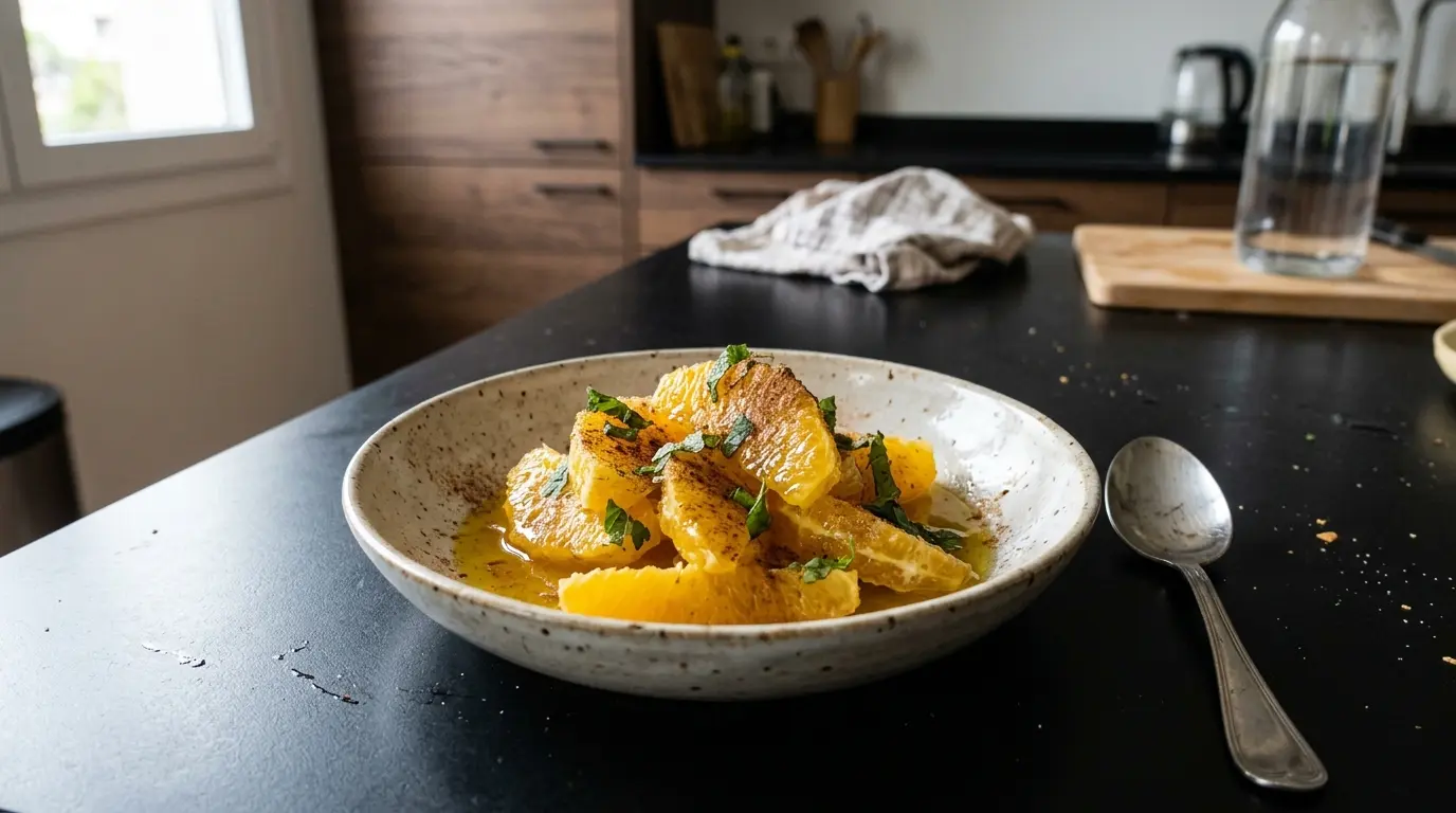 Spanish Orange Dessert with Olive Oil and Cinnamon