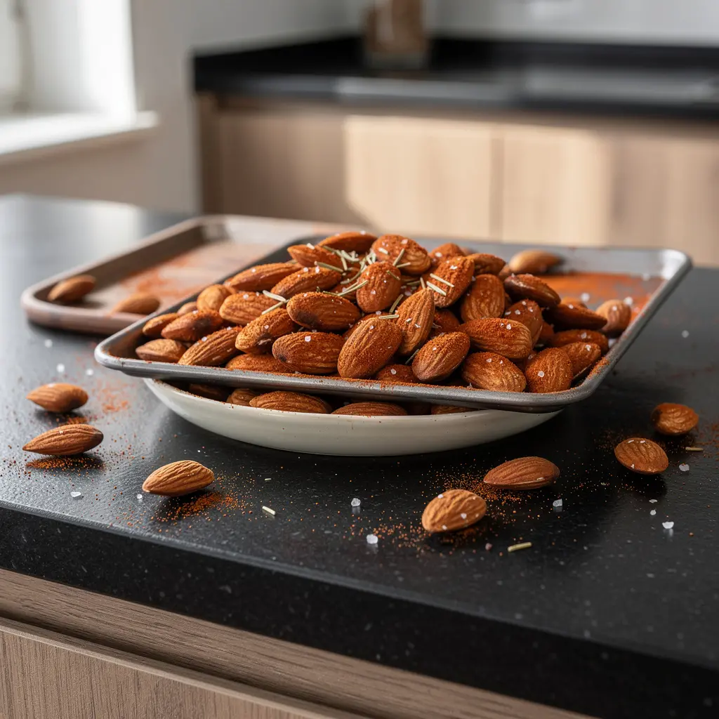 Spanish Roasted Almonds with Salt and Paprika