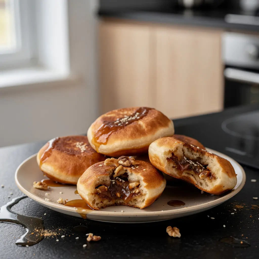 Hotteok – koreańskie placuszki z nadzieniem cukrowo-orzechowym