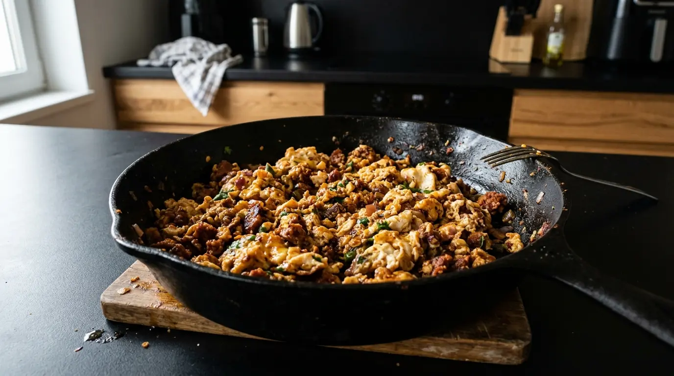Huevos con chorizo – Mexican-style eggs with sausage