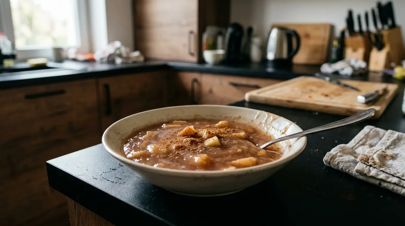 Jabłkowy kisiel z cynamonem