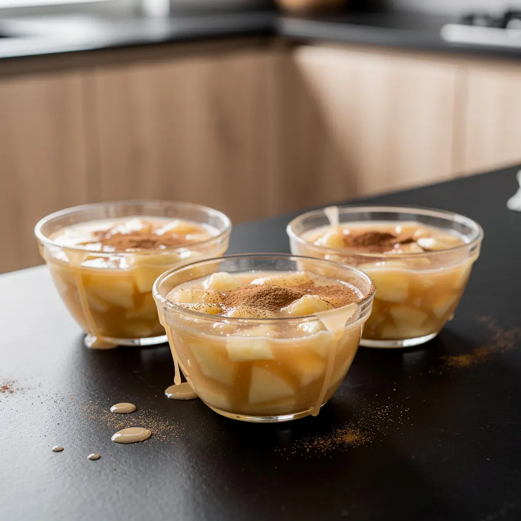 Jabłkowy kisiel z cynamonem