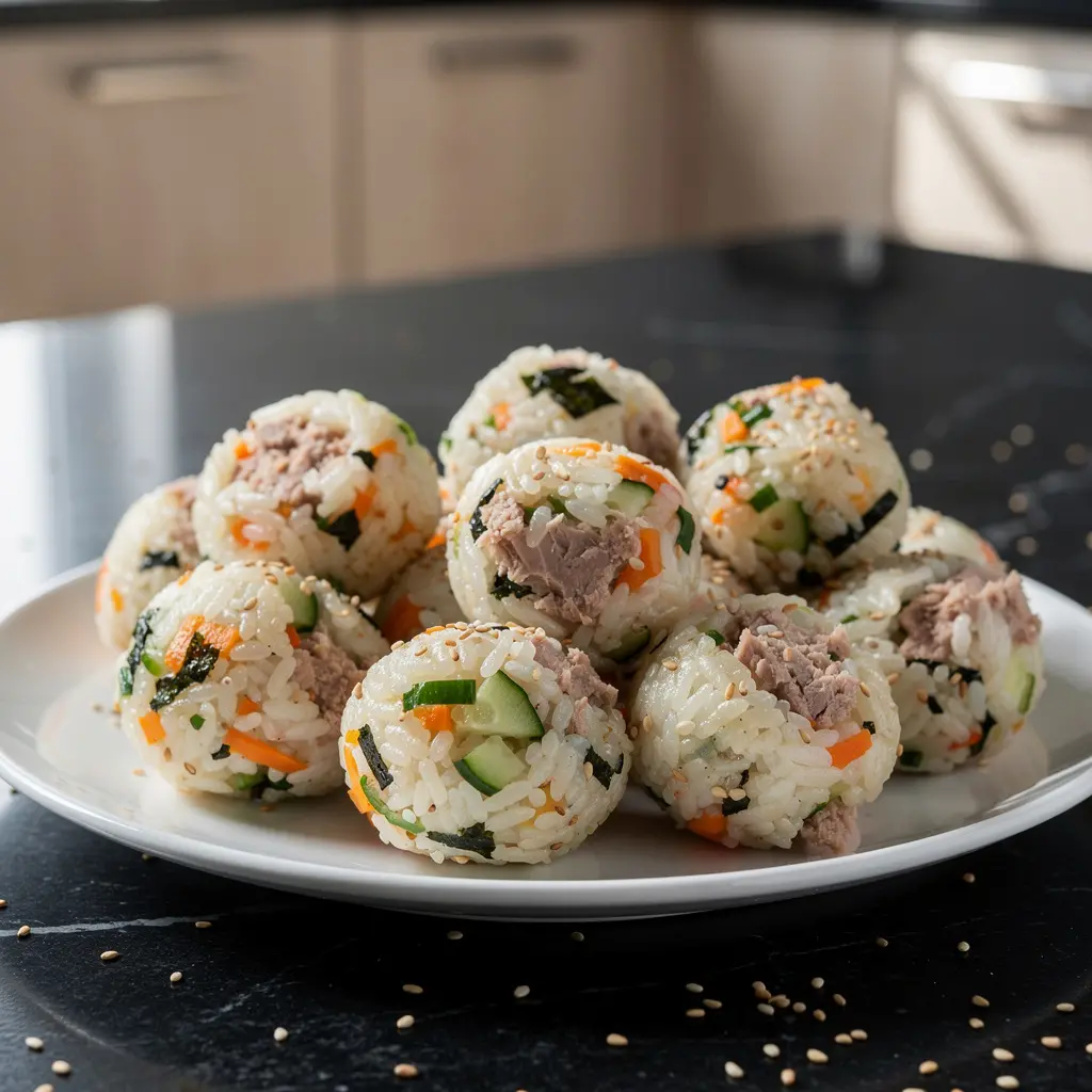 Jumeokbap – koreańskie kulki ryżowe do lunchboxu