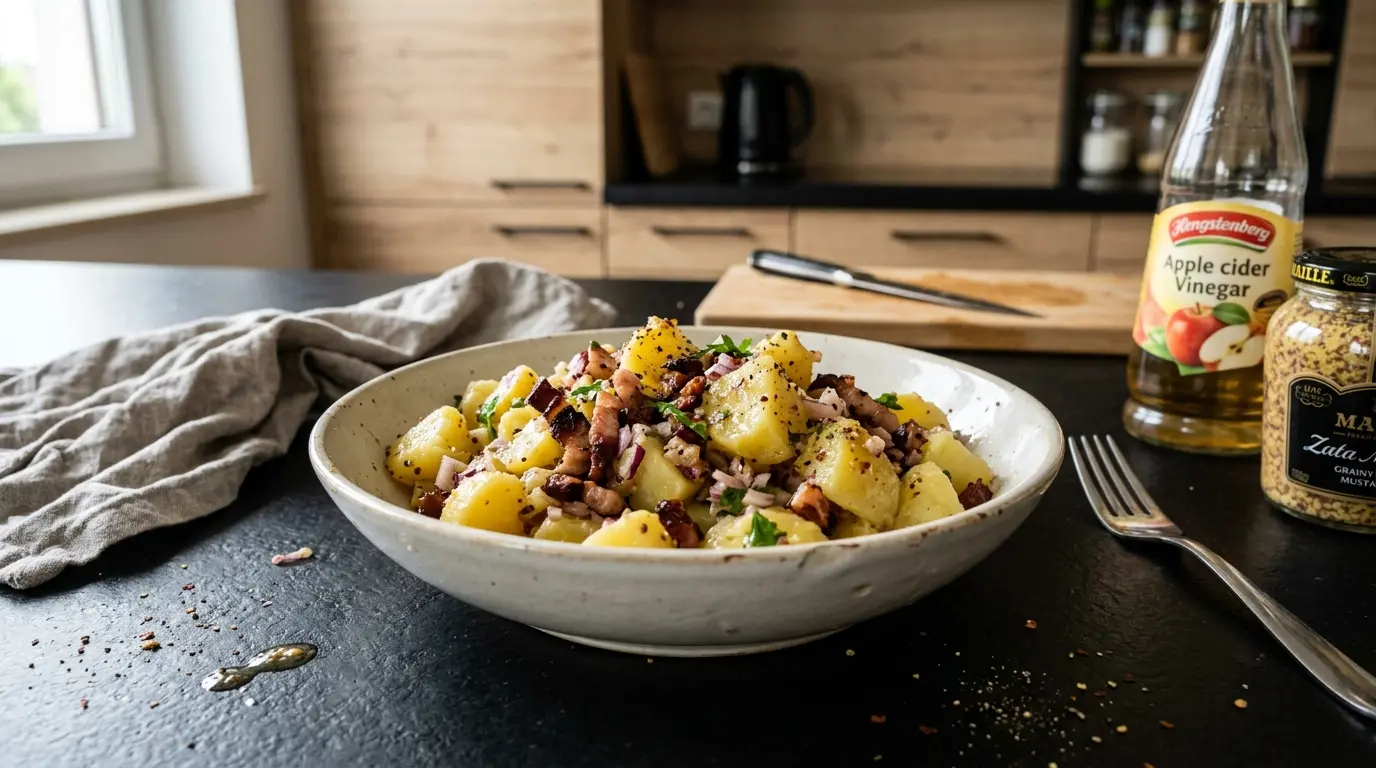 Kartoffelsalat z boczkiem po bawarsku
