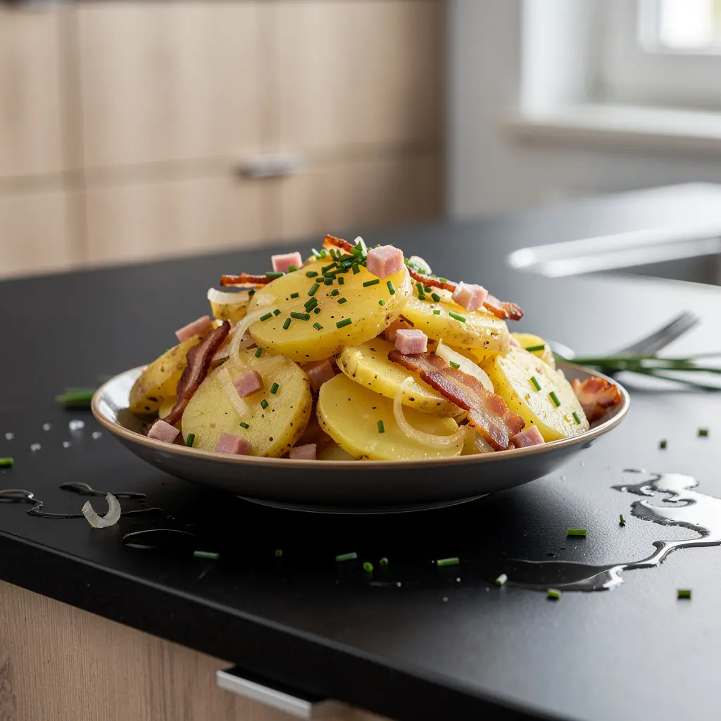 Kartoffelsalat z boczkiem po bawarsku