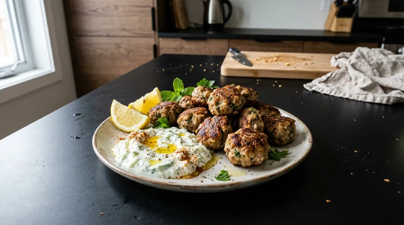 Keftedes – boulettes grecques aux herbes et à la menthe