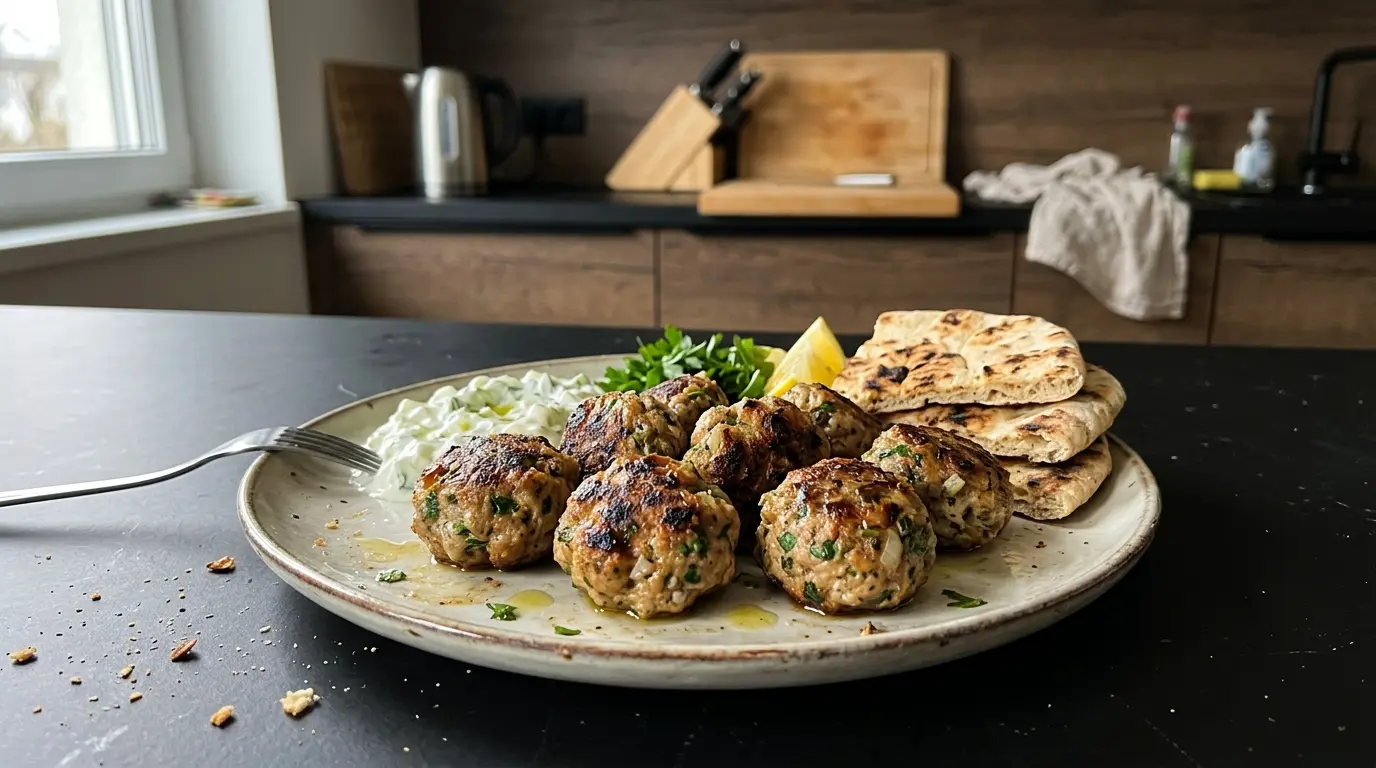 Keftedes – greckie klopsiki z ziołami i miętą