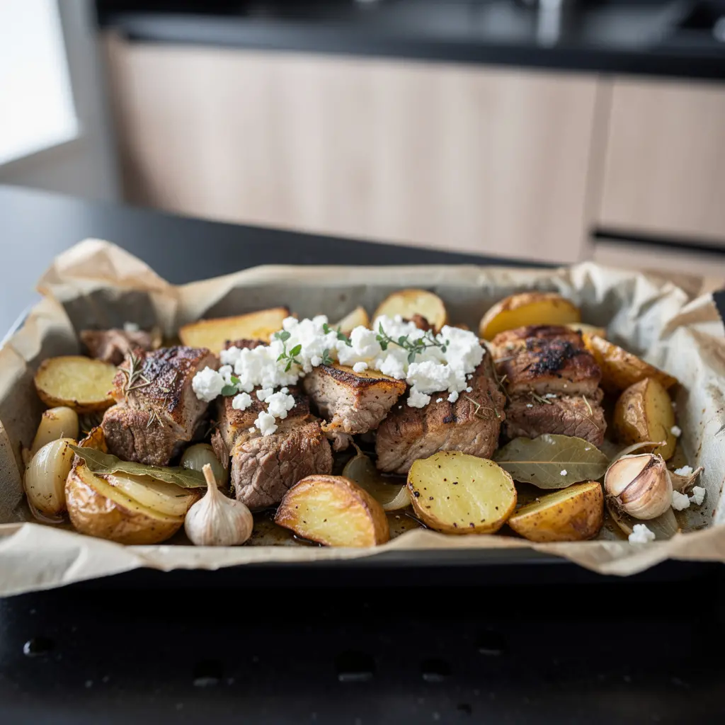 Kleftiko – slow-roasted Greek pork with herbs