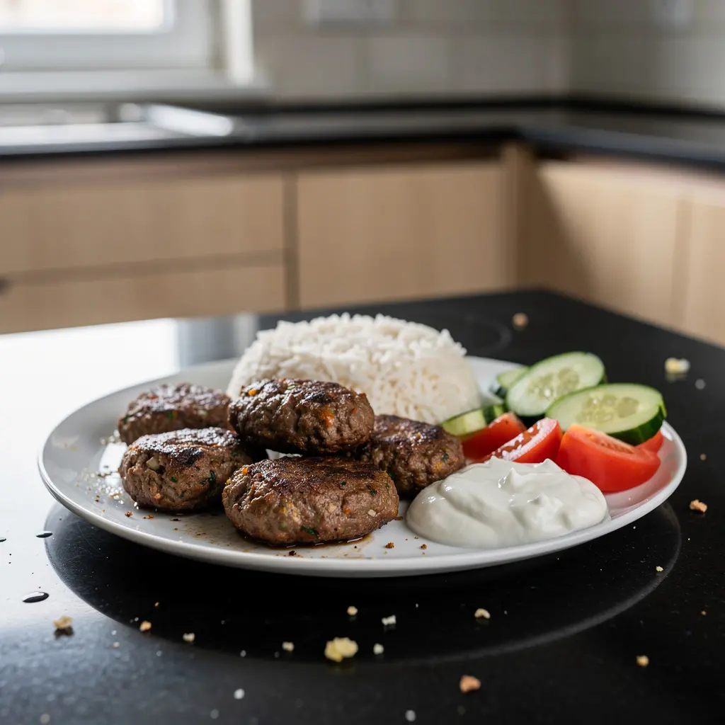 Köfte – tureckie kotleciki wołowe z ziołami