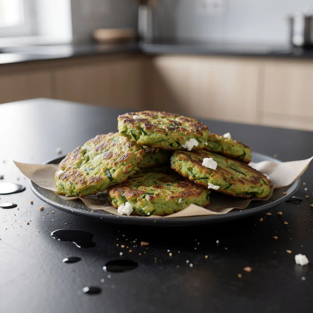 Kolokithokeftedes – greckie kotleciki z cukinii z fetą