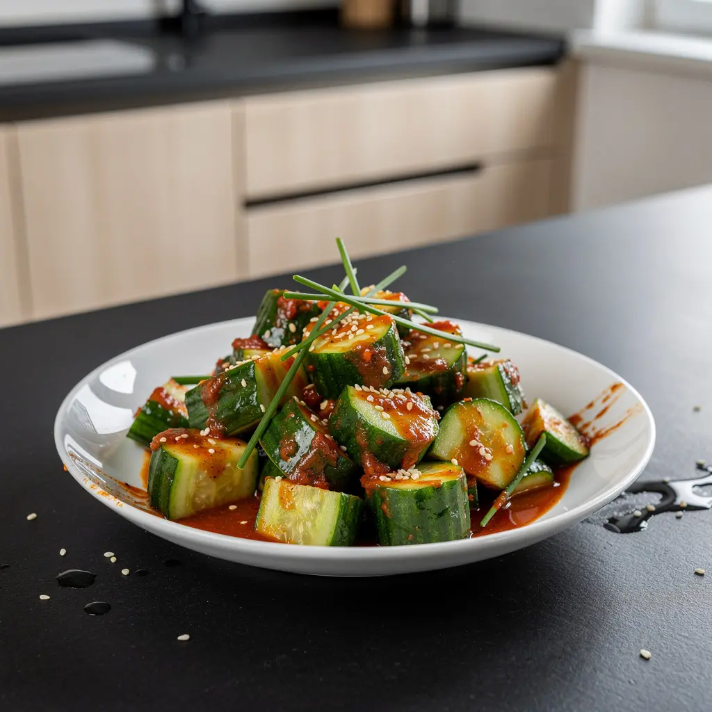 Koreańska sałatka z ogórka oi muchim