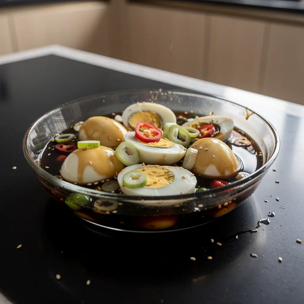 Korean Soy-Marinated Eggs
