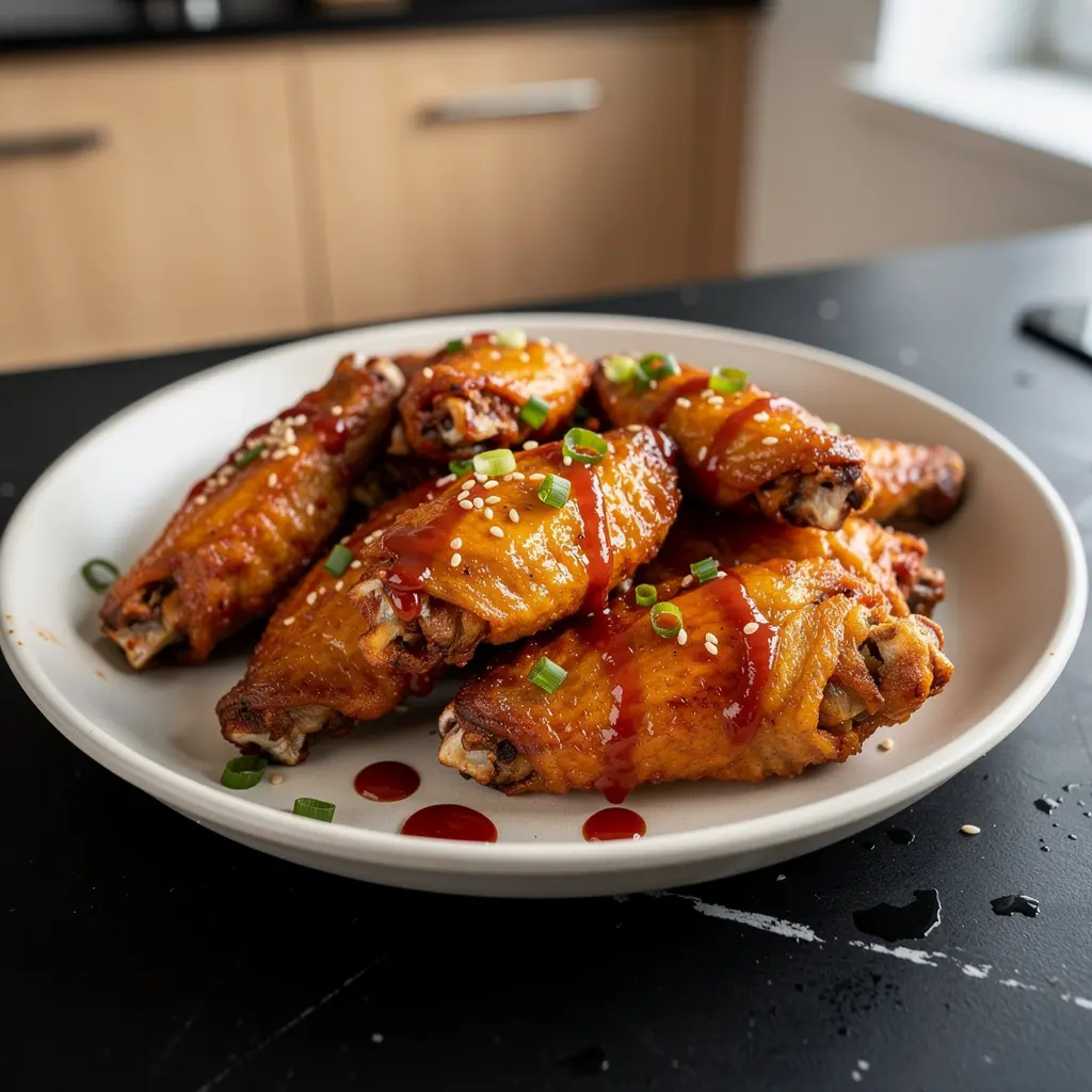 Koreańskie skrzydełka z podwójną panierką