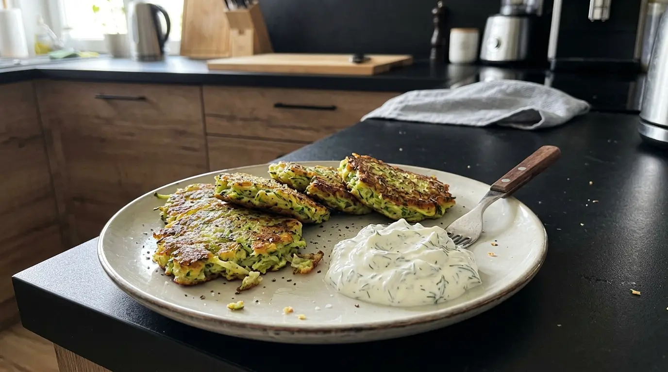 Kotlety z cukinii z koperkiem
