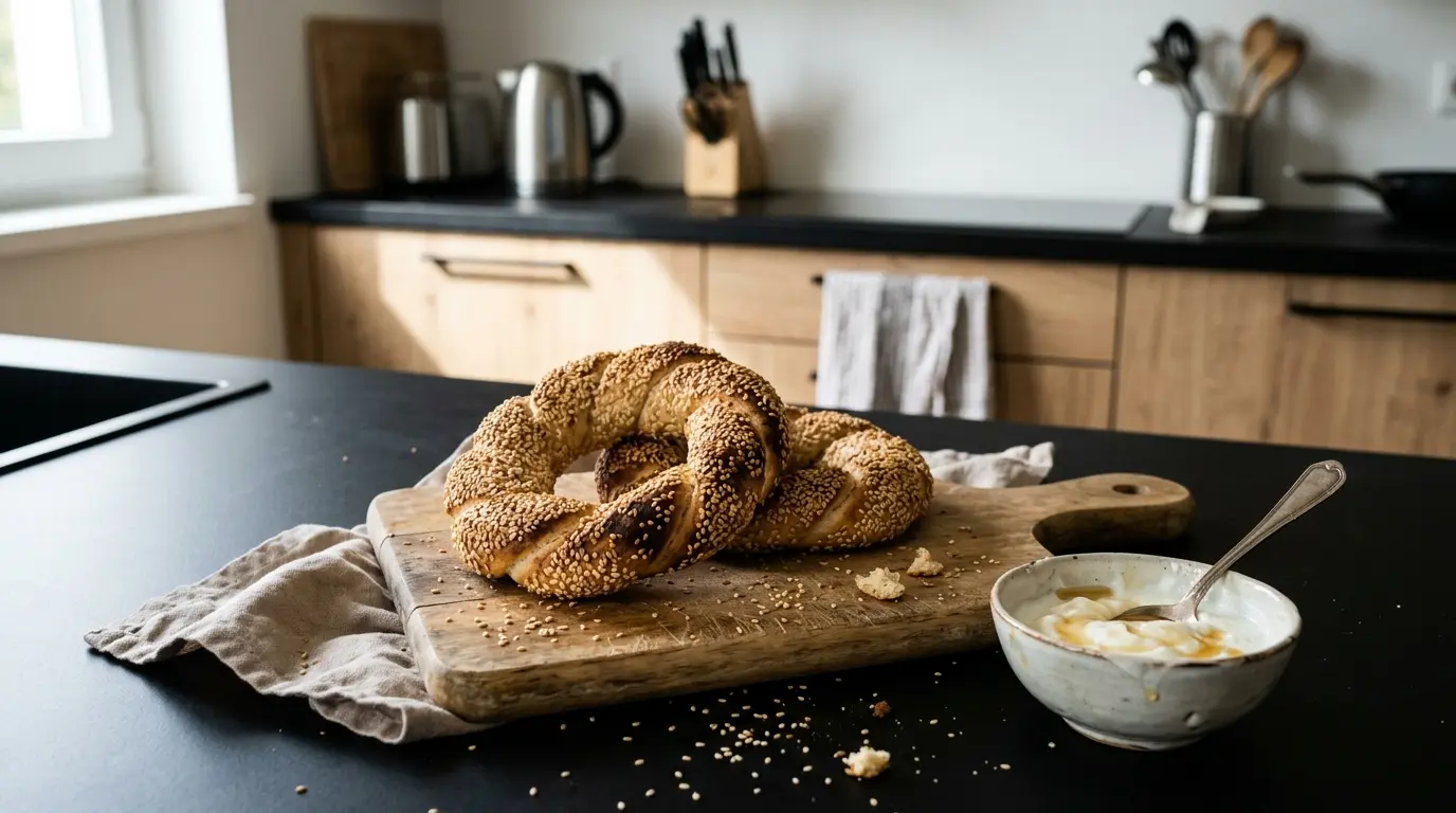 Koulouri – greckie obwarzanki sezamowe na śniadanie