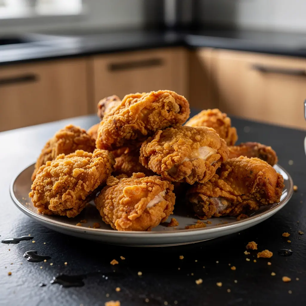 Kurczak po południowemu w maślance z panierką