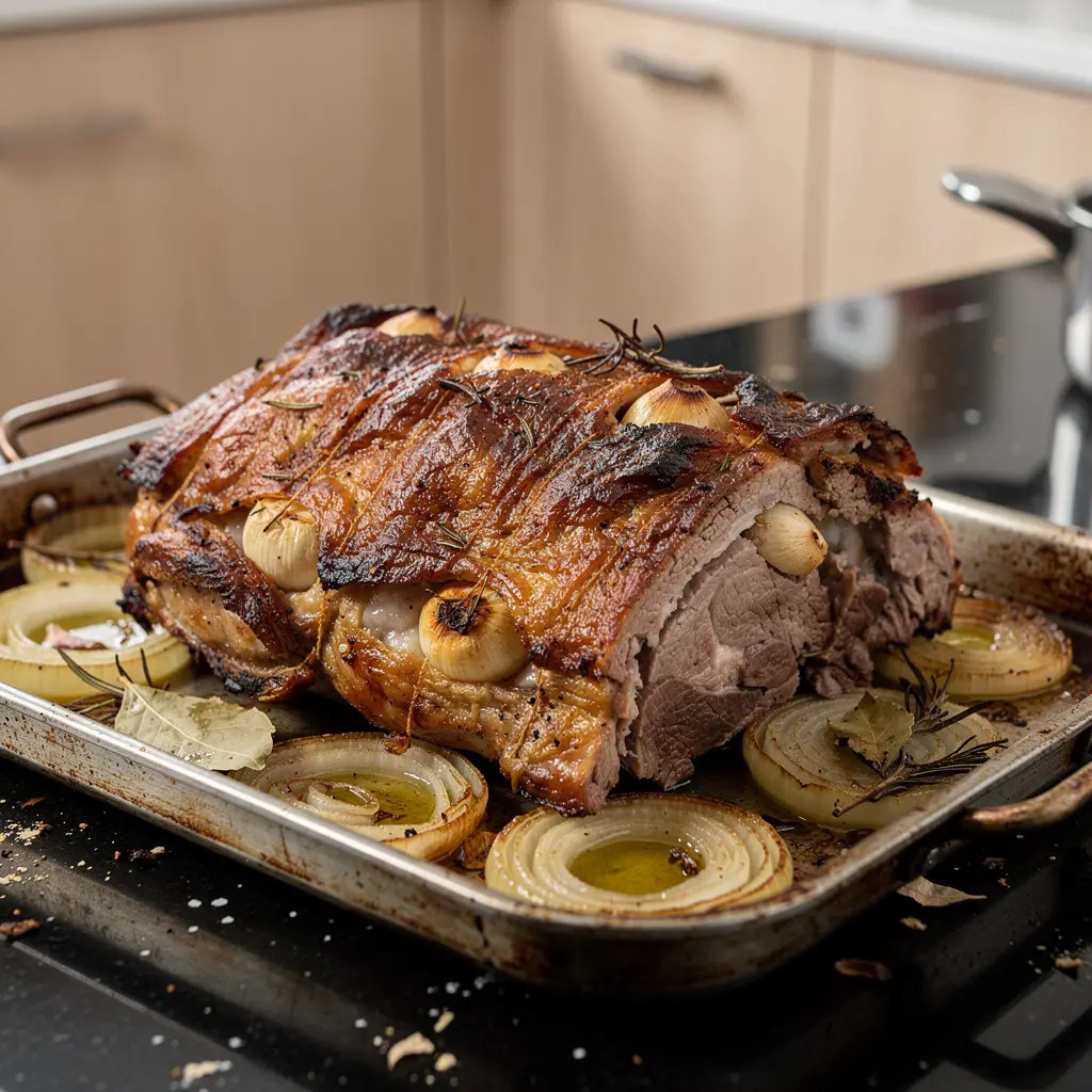 Kuzu tandır z piekarnika – powolnie pieczona łopatka jagnięca