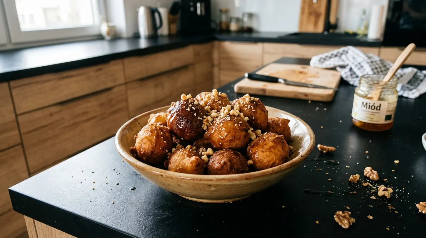 Loukoumades – greckie pączuszki z miodem