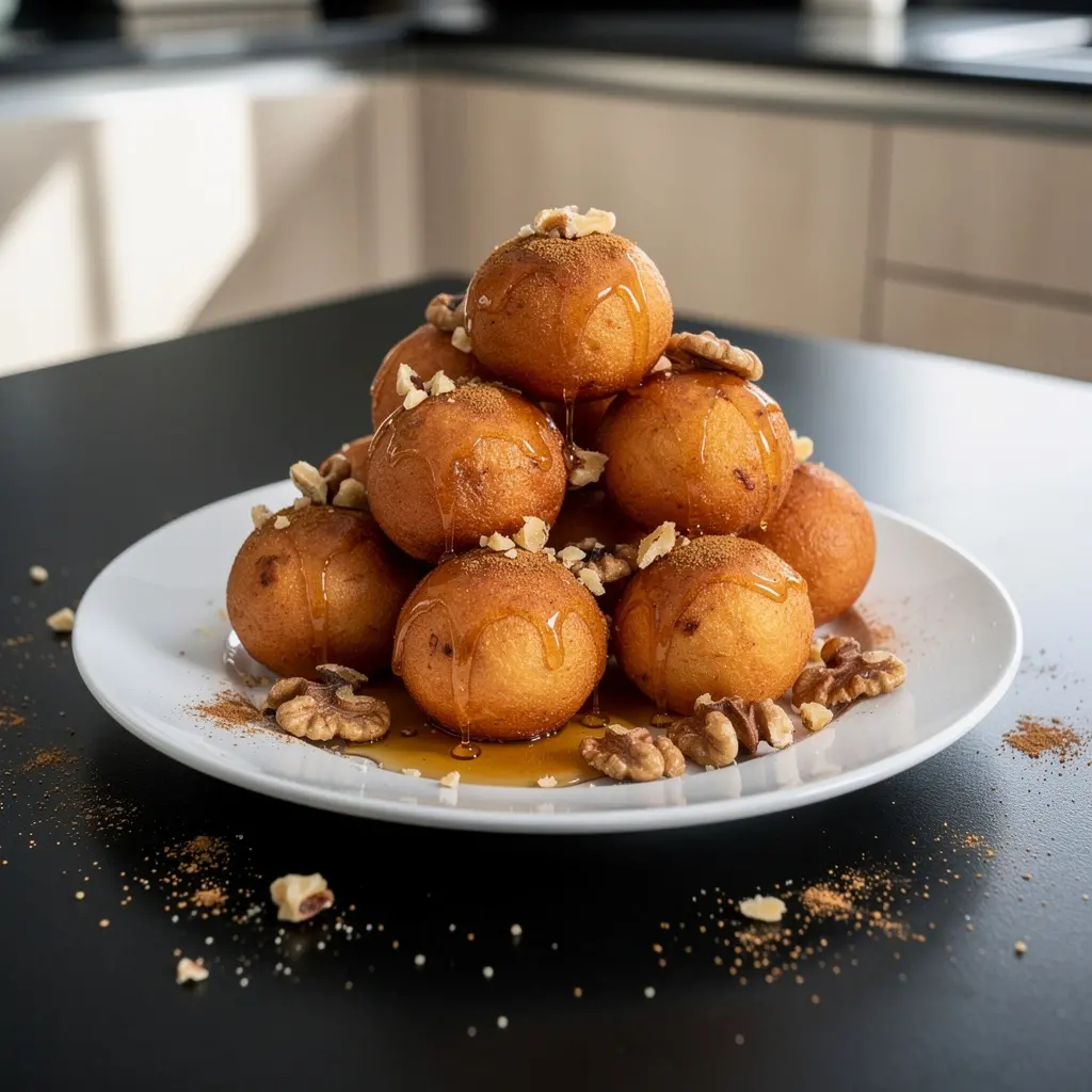 Loukoumades – greckie pączuszki z miodem