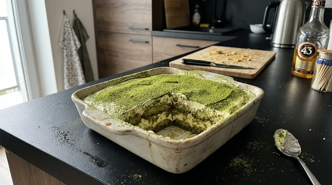Matcha tiramisu po japońsku