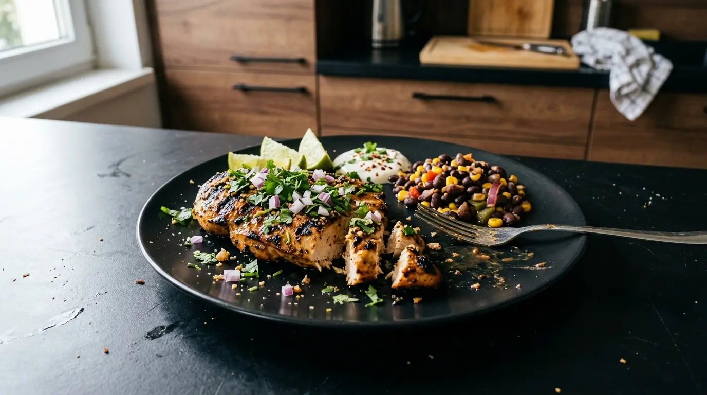 Mexican Grilled Chicken Breasts with Lime and Cilantro