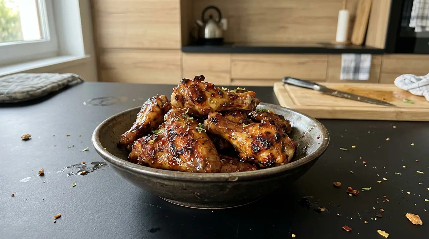 Meksykańskie skrzydełka z limonką i chili