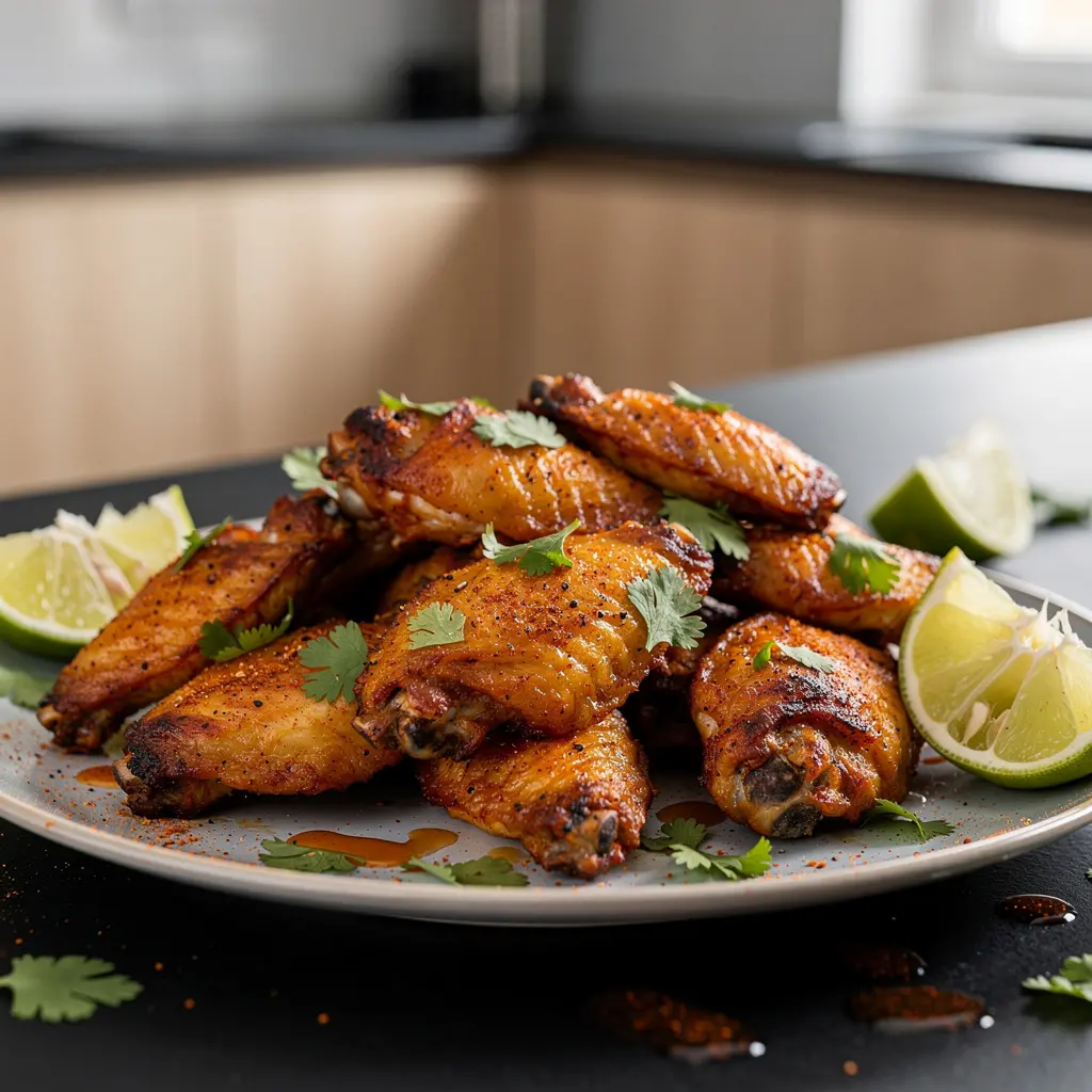 Meksykańskie skrzydełka z limonką i chili