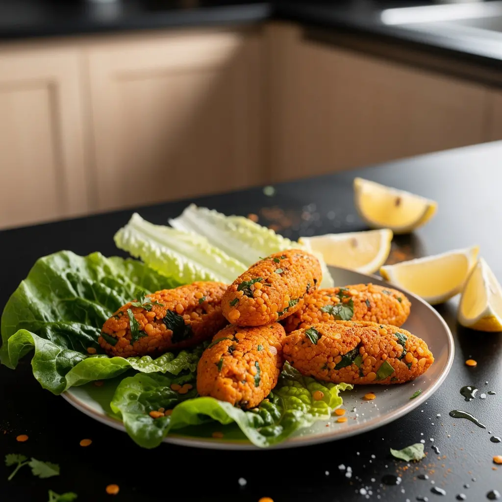 Mercimek köftesi – kotleciki z czerwonej soczewicy i bulguru