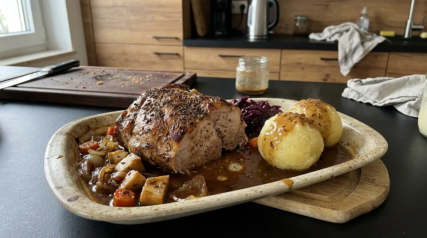 German Pork Roast with Caraway Schweinebraten