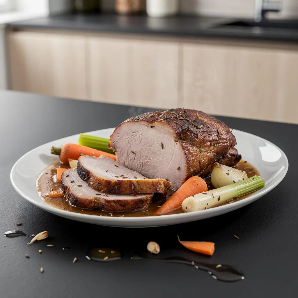 German Pork Roast with Caraway Schweinebraten
