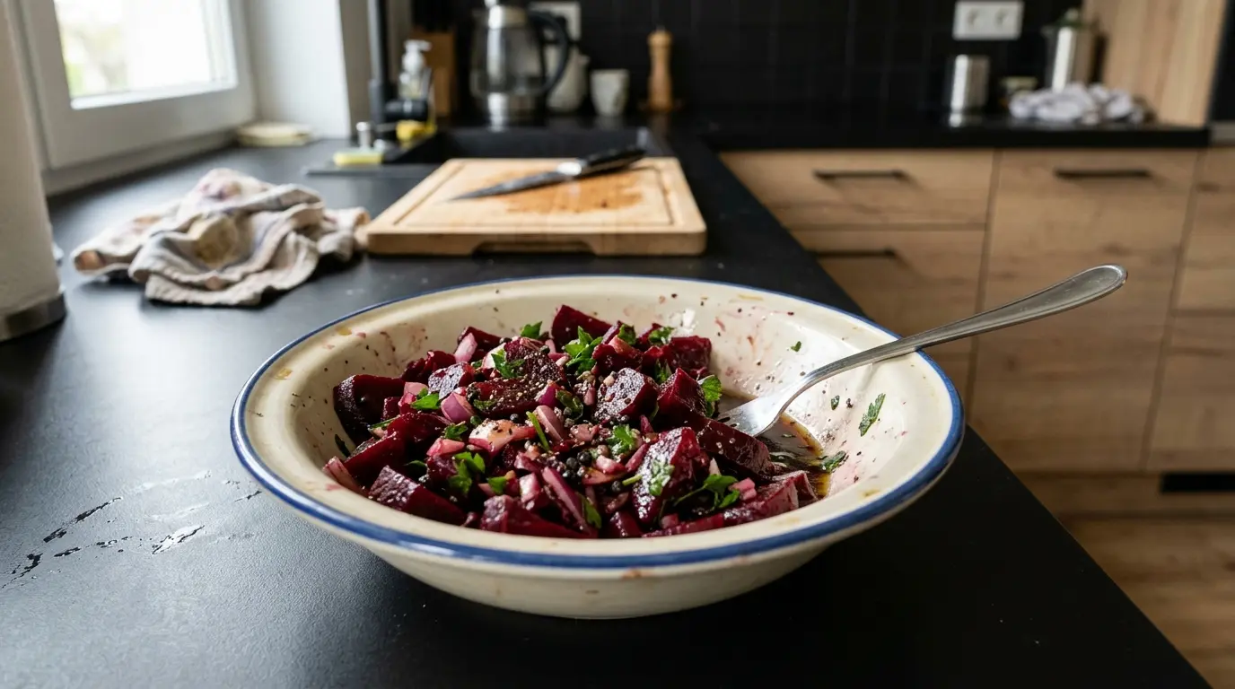 Ensalada alemana de remolacha Rote-Bete-Salat