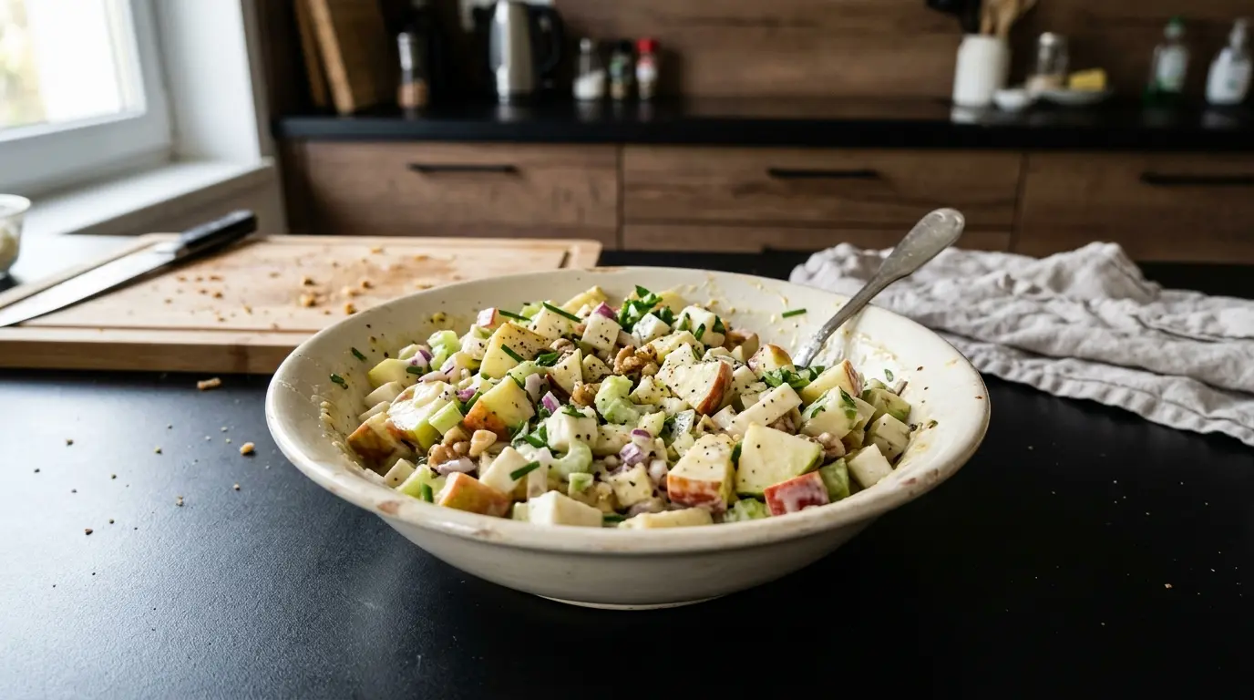 Insalata tedesca di mele e sedano Apfel-Sellerie-Salat