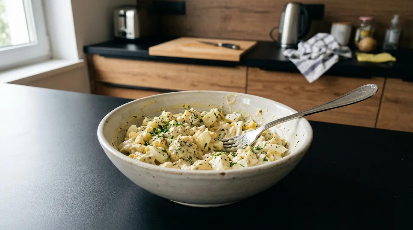 Niemiecka sałatka z jajek Eiersalat