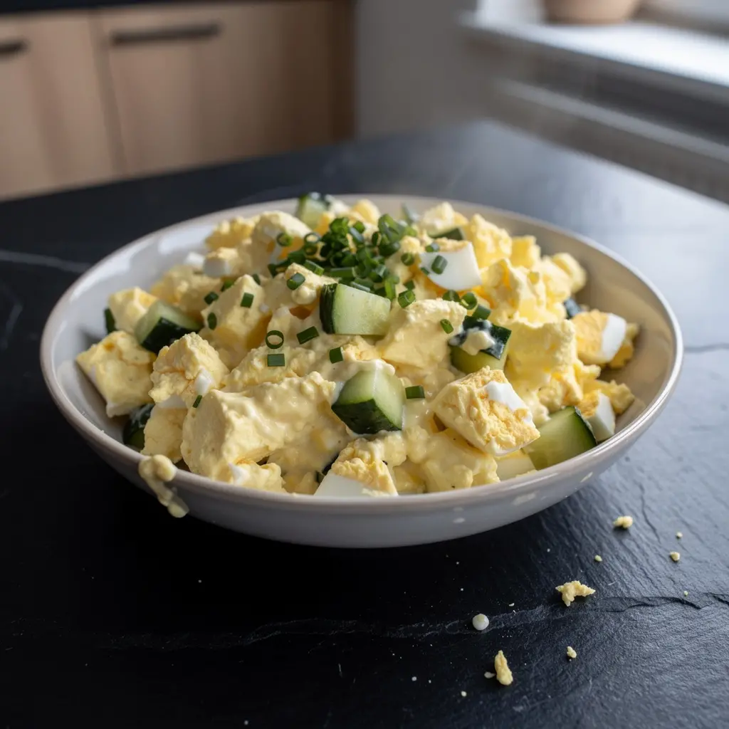 Salade allemande d’œufs (Eiersalat)
