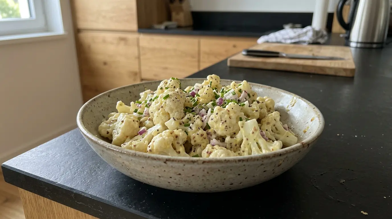 Niemiecka sałatka z kalafiora Blumenkohlsalat na zimno
