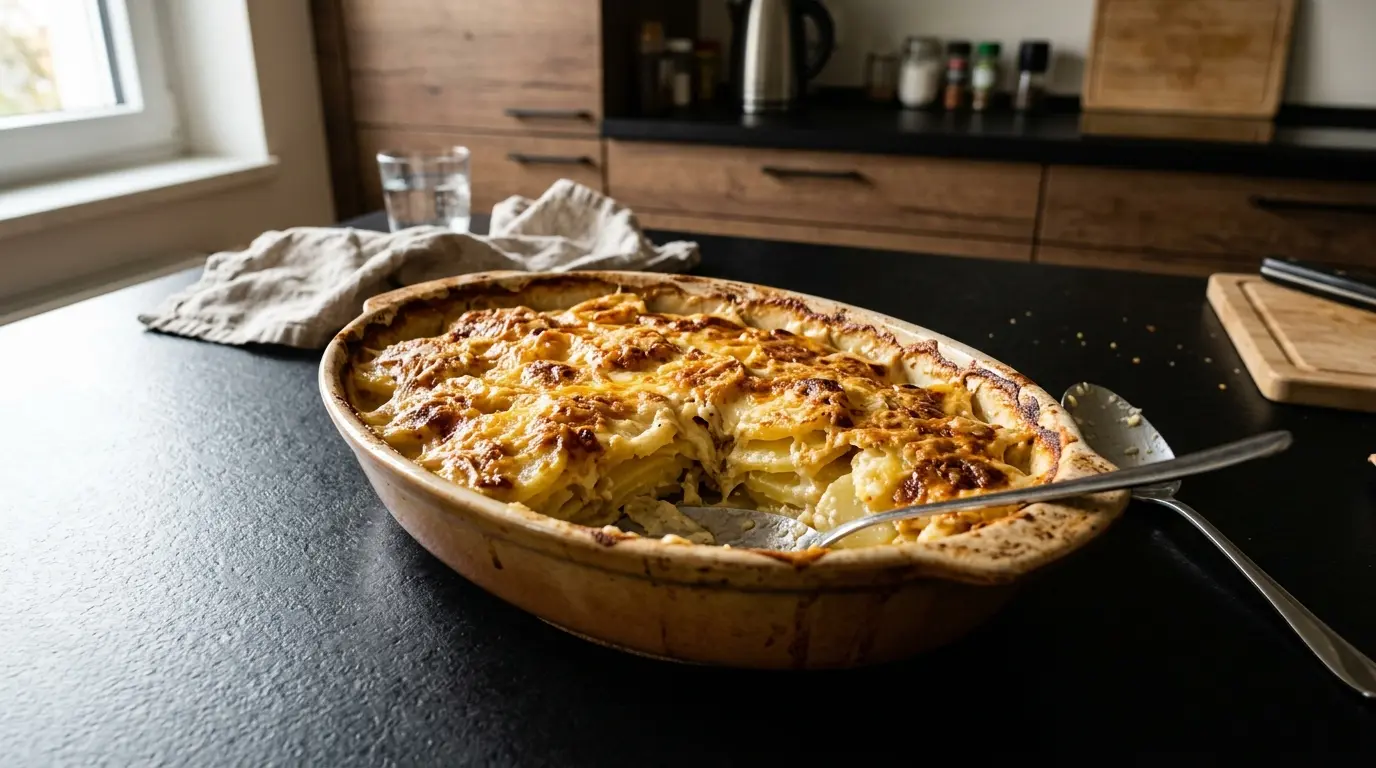 Niemiecka zapiekanka ziemniaczana Kartoffelgratin