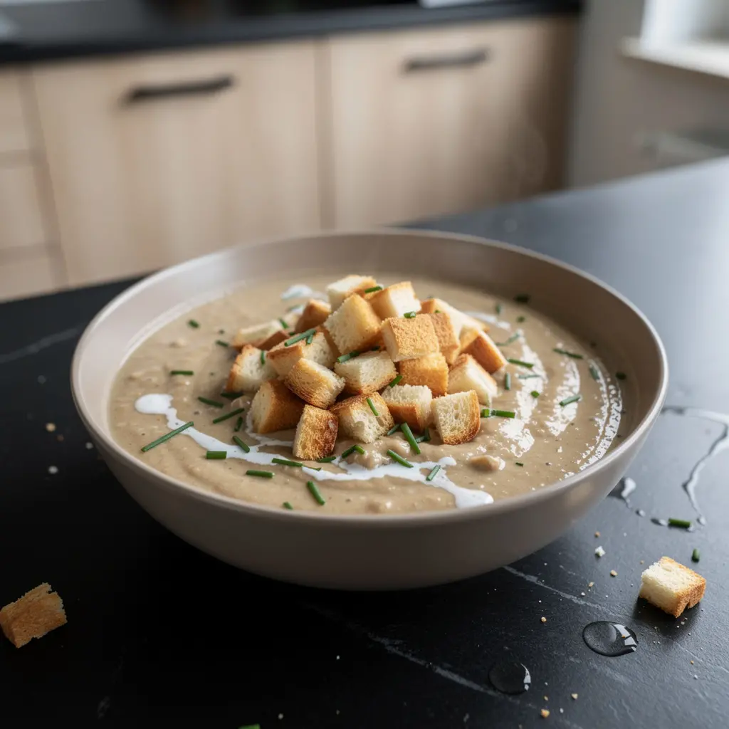 Niemiecka zupa chlebowa Brotsuppe