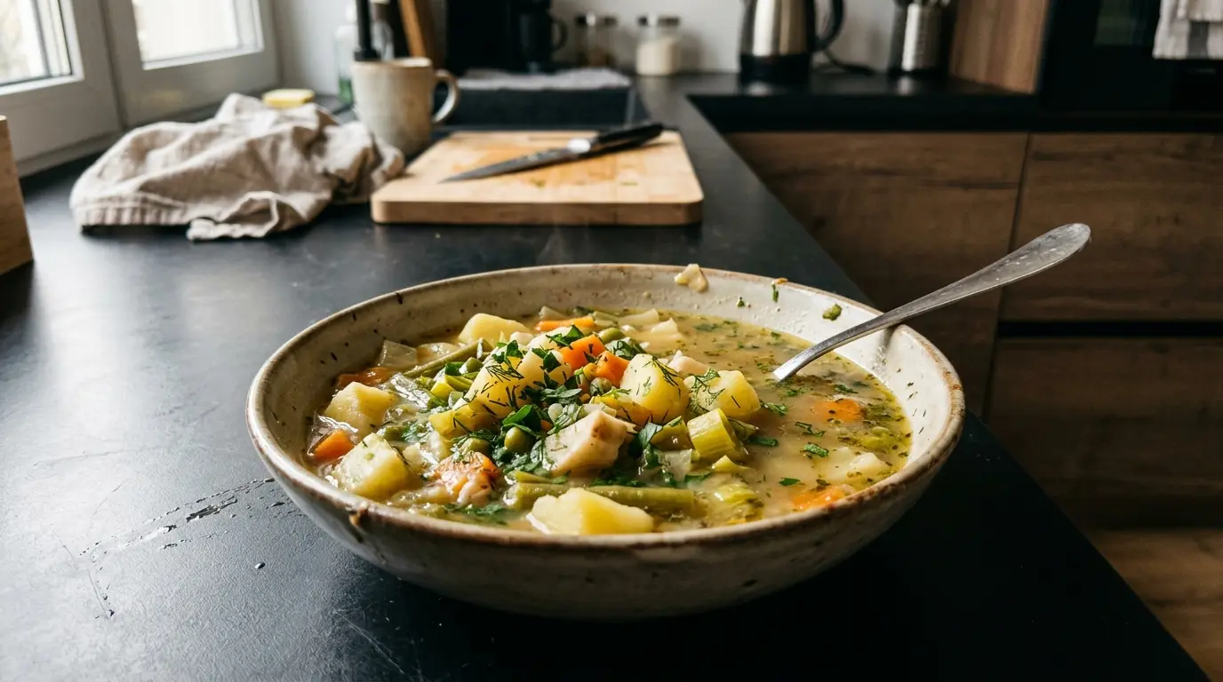 Niemiecka zupa jarzynowa Gemüsesuppe