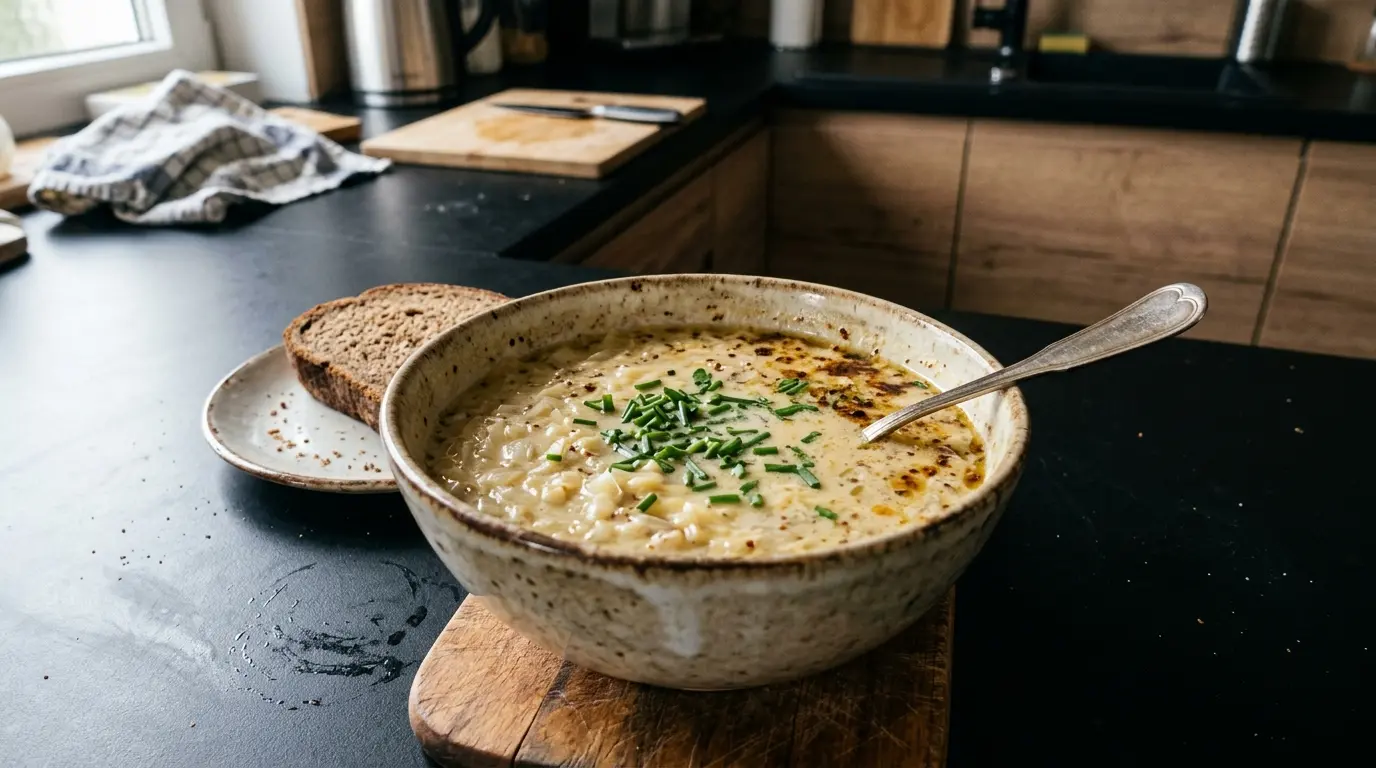 Niemiecka zupa piwna z serem