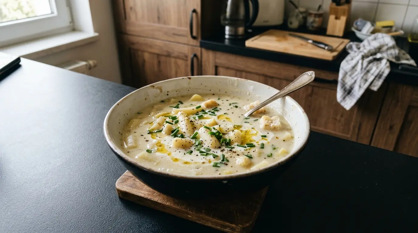 Niemiecka zupa szparagowa Spargelsuppe