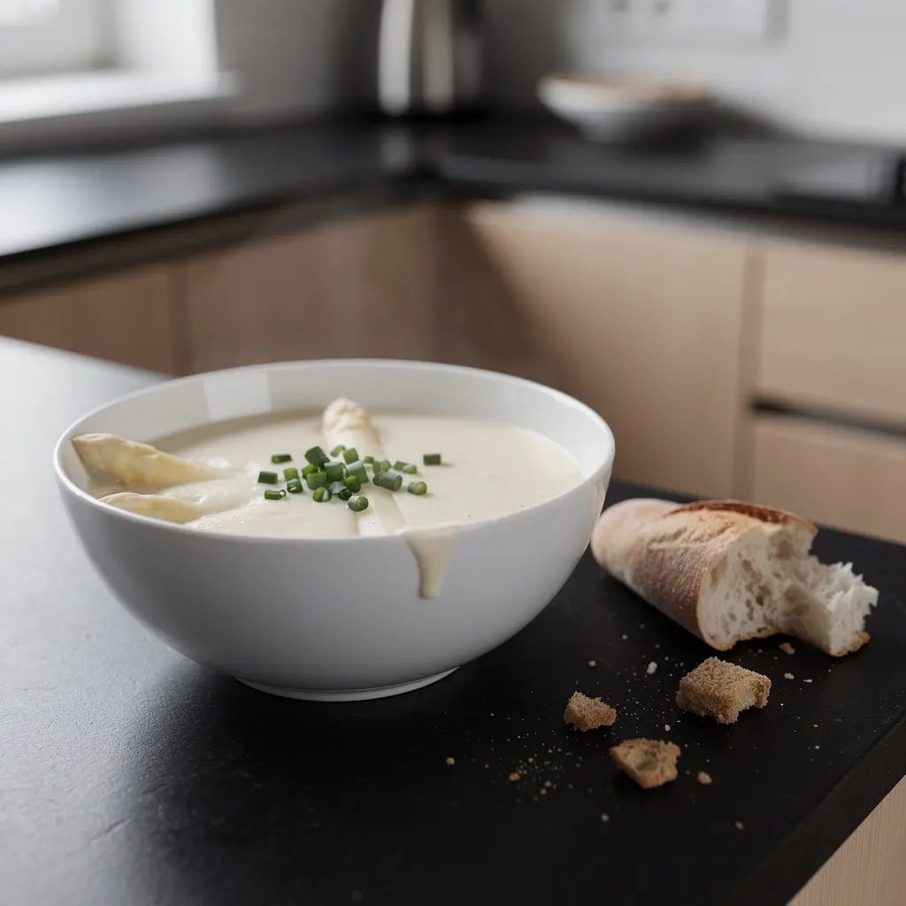 Zuppa tedesca di asparagi Spargelsuppe