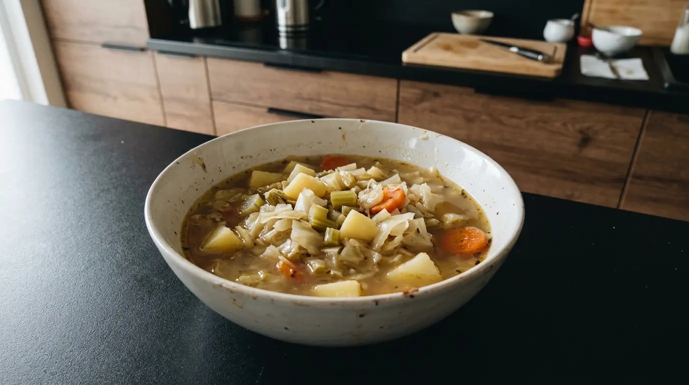 Niemiecka zupa z białej kapusty Kohlsuppe lekka