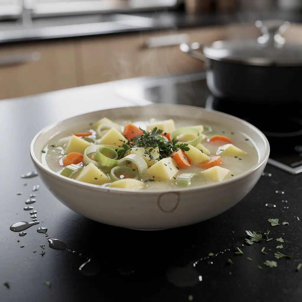 Deutsche Kohlrabi-Kartoffel-Suppe